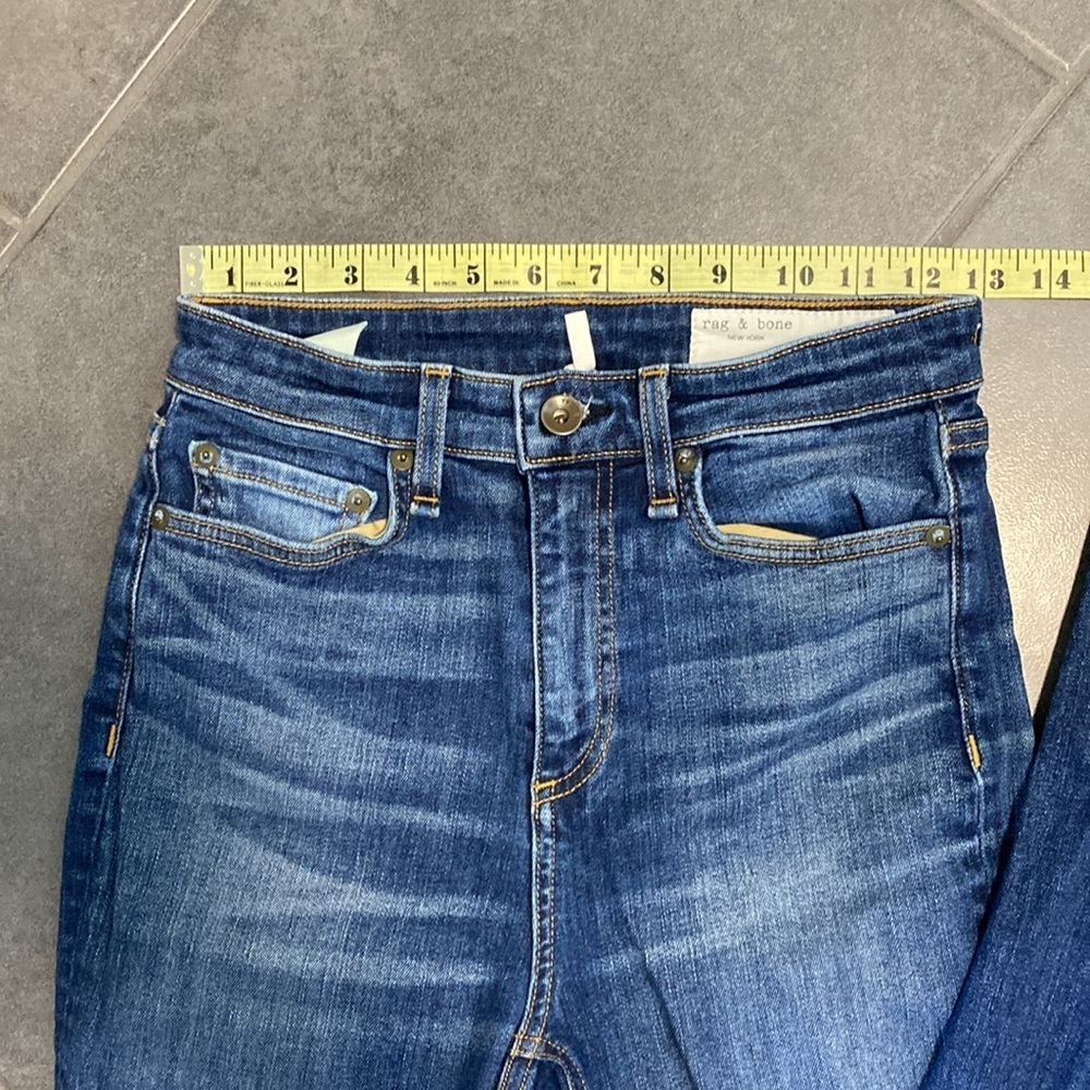rag & bone Nina High-Rise Skinny Jeans in Irving 26 - Picture 10 of 12